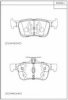 LINCO DG9Z2200D Brake Pad Set, disc brake